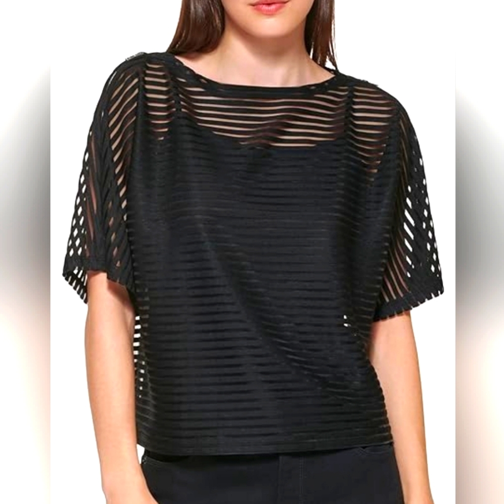 DKNY Sheer Top